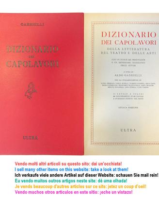 Gabrielli : Dizionario dei Capolavori, Ultra 1950