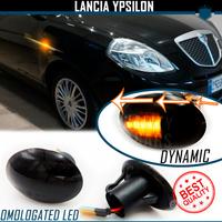2 Frecce LED Dinamiche Lente Nera Lancia Ypsilon
