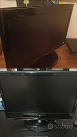  2 TV/monitor LG 32 E 19 pollici