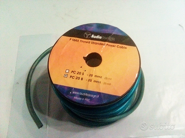 Cavo di alimentazione Car.AudioDesign.Matassa 25M