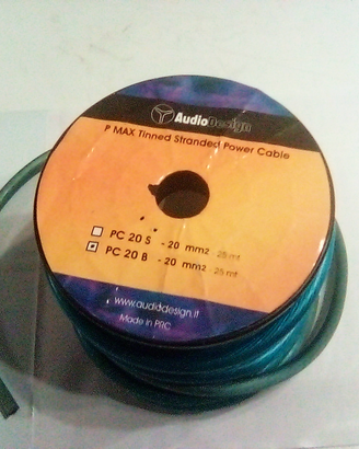 Cavo di alimentazione Car.AudioDesign.Matassa 25M