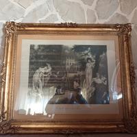 cornice bagnata oro fine 800 originale 