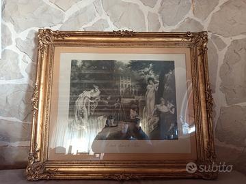 cornice bagnata oro fine 800 originale 