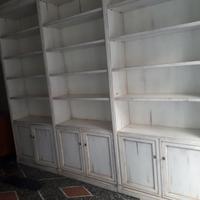 Mobile Libreria laccato antichizzato Shabby