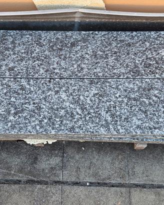 8 lastre granito grigio 110x20x2