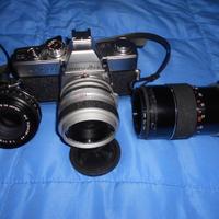 Analogica Minolta con 3 obbiettivi