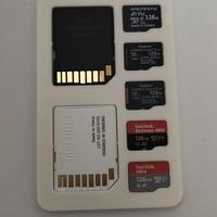 Lotto microSD 128gb testate e funzionanti 