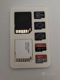 Lotto microSD 128gb testate e funzionanti 