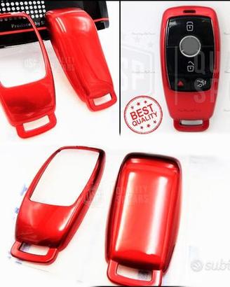 Cover Chiave per MERCEDES Protettiva RIGIDA Rosso