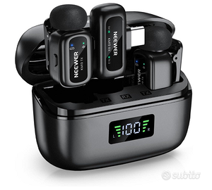NEEWER KM19 Mini Microfoni Lavalier iPhone Android