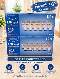 Faretto led luce calda