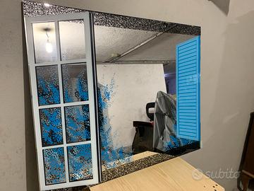 Specchio serigrafato Rimadesio