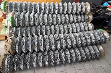 Rete romboidale filo 2,1 50x50 H150 in rotoli