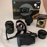 Mirrorless Canon Eos M3 24 MPX kit completo