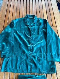 Set seta pigiama vestaglia donna