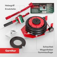 Rockforce cric pneumatico 3,5T solleva 135-420mm