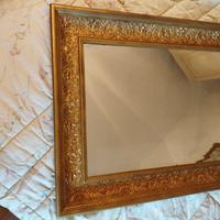 Specchio metà 800 foglia oro