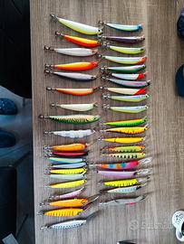 artificiali pesca traina calamari