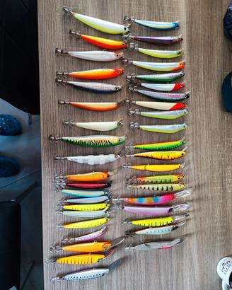 artificiali pesca traina calamari