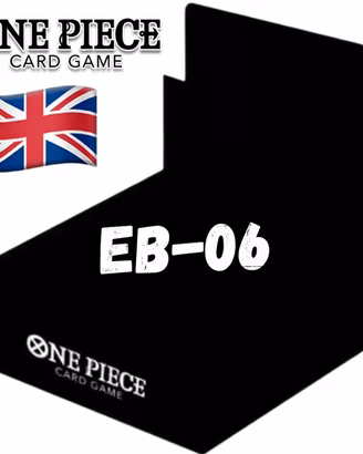 PREORDER One Piece Card Game Box EB06 ENG