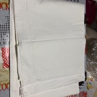 Lenzuolo piazza 1.5 cotone antico ricamato mano