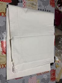 Lenzuolo piazza 1.5 cotone antico ricamato mano