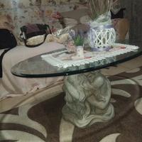 tavolino in cristallo da divano