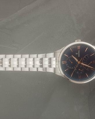 Festina Multifunction da uomo con quadrante blu,