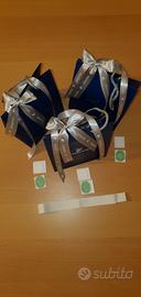 Set buste blu navi Medium Swarovski