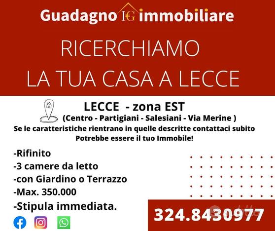 LECCE zona Mazzini - San Lazzaro - Via Merine