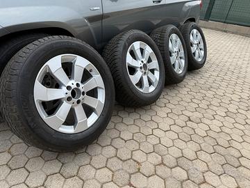255 55 18  cerchi mercedes gle piu gomme invernali