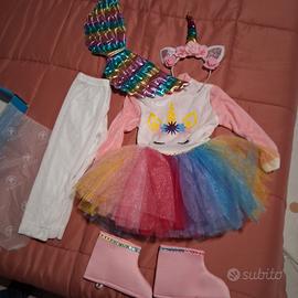 vestito di carnevale  unicorno 19/24 mesi