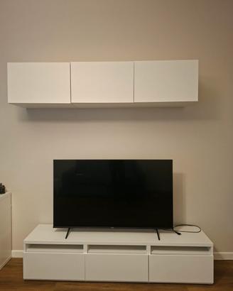 IKEA BESTA MOBILI TV BIANCO (2 mobili)