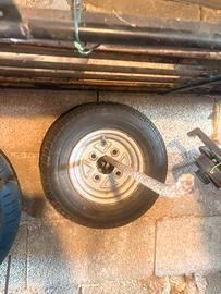 Ruote carrello mai usate nuovissime prezzo poco tr