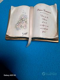 libretto in ceramica x prima comunione