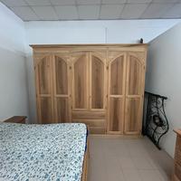 camera da letto in noce nazionale grezza