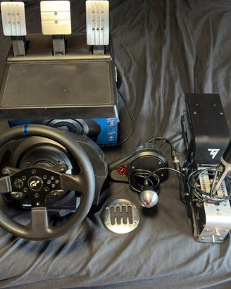 Thrustmaster T300 + TH8A + Freno a mano TSS