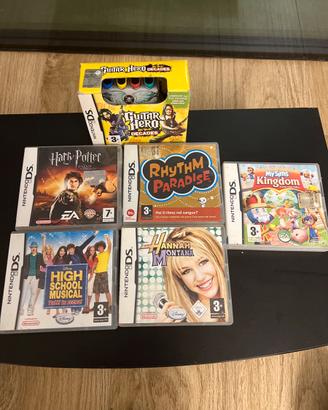 Giochi nintendo ds + pad guitar hero