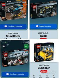 vari lego Technic ritirati 