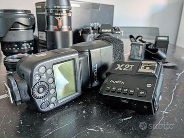 Flash godox tt 685-f per fuji con trigger X2t-f