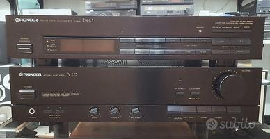 PIONEER AM-223 AMPLFICATORE+ TUNER F-433 COME NUOV