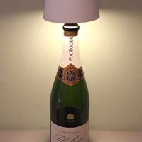 Pol Roger bottiglia lampada led bianca 