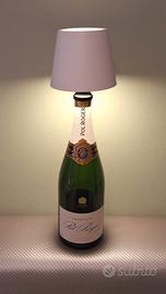 Pol Roger bottiglia lampada led bianca 