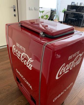 Ghiacciaia Coca Cola Vintage Originale anni 60