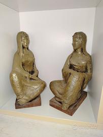 statue antiche in terracotta