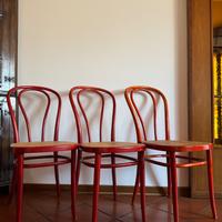 Set 10 sedie + 2 sgabelli FZM Radomsko ’50–’60