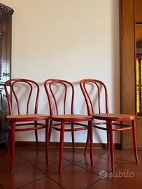 Set 10 sedie + 2 sgabelli FZM Radomsko ’50–’60