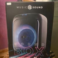 Cassa speaker Bluetooth con 40W di potenza e luci