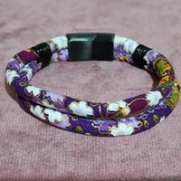 Bracciale doppio giro in cotone giapponese 