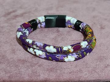 Bracciale doppio giro in cotone giapponese 